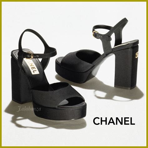 chanel sandals for girls|Chanel heeled sandals.